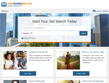 Tablet Screenshot of metrohoustonjobs.com